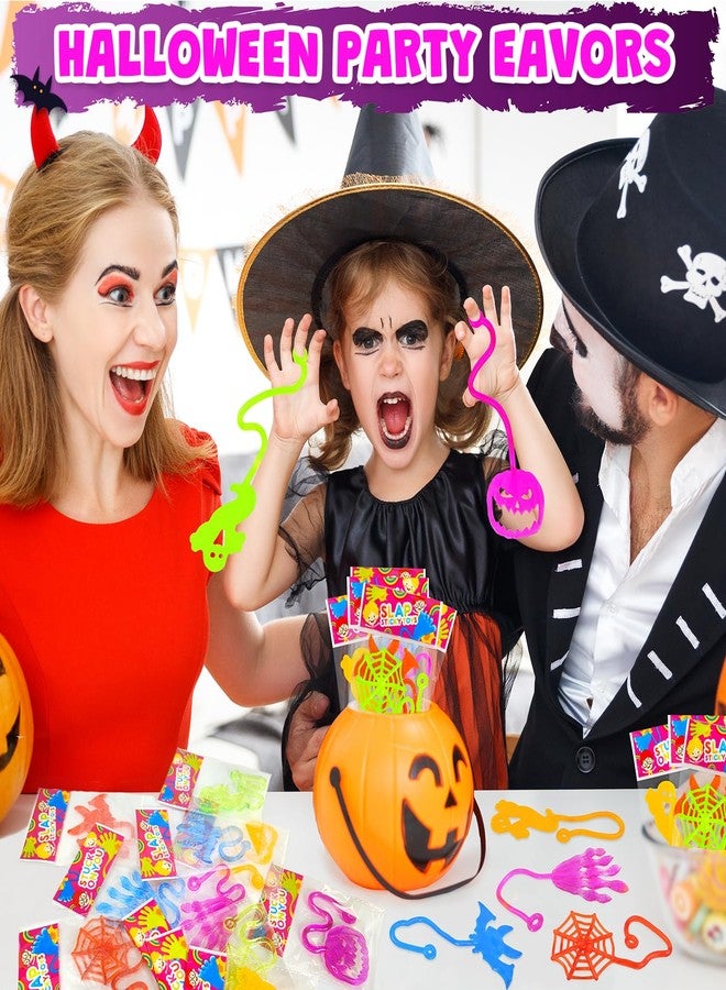 Leetous Halloween Treat Non Candy for Kids 28 PCS, Sticky Hands Toys Gifts Prizes for Toddlers, Halloween Goody Bag Bucket Pinata Stuffer Fillers,Birthday Preschool Party Favor Supplies Trinket for Boys Girls - Image 4